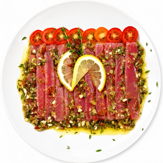 Carpaccio di Tonno agli Aromi
